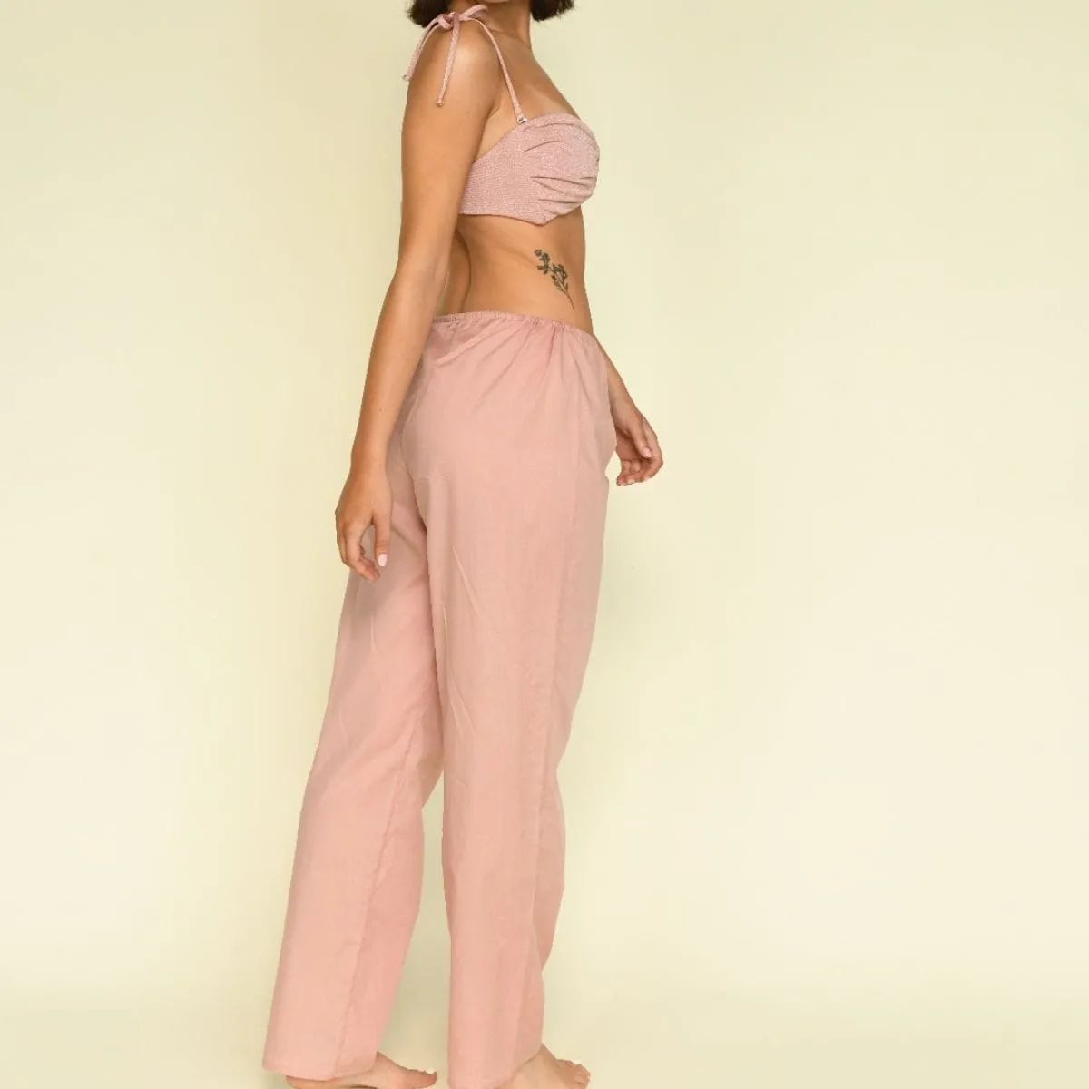 Prima Pink Drawstring Pant