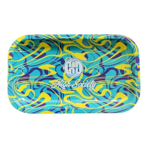 Puff Brands - High Society - Medium Metal Rolling Tray