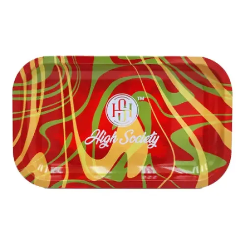 Puff Brands - High Society - Medium Metal Rolling Tray