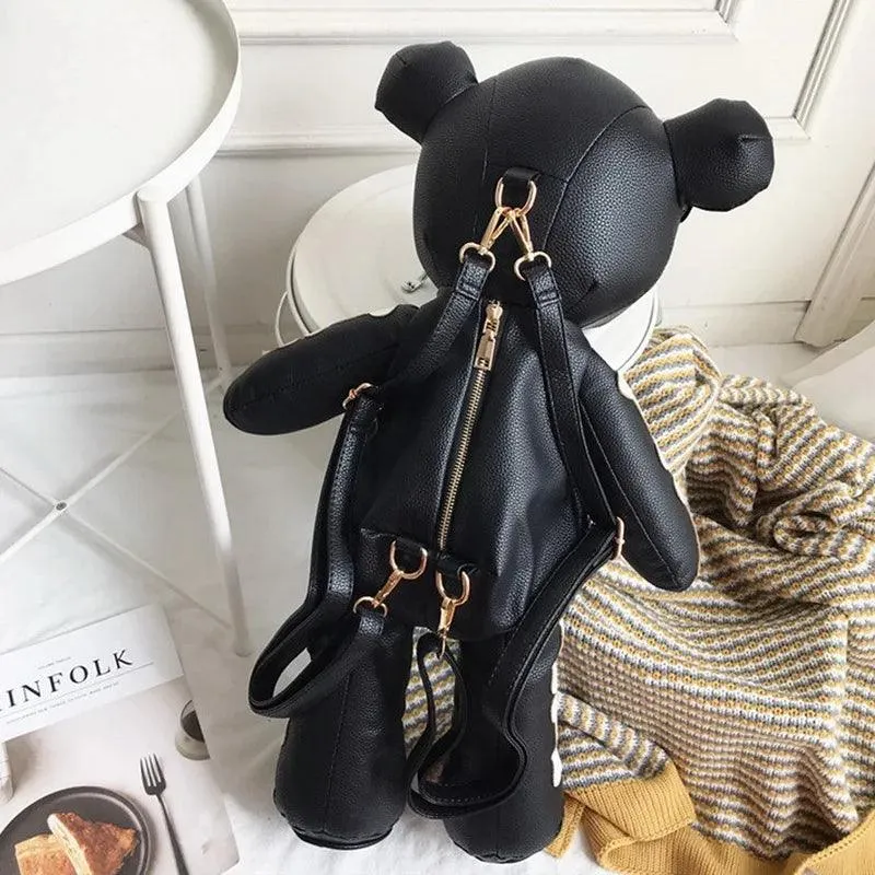 Punk Skeleton Bear Backpack