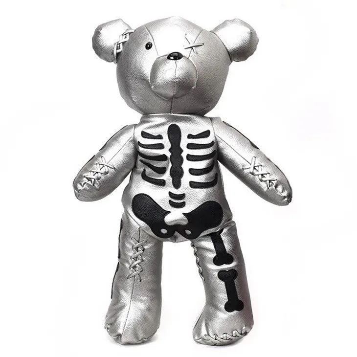Punk Skeleton Bear Backpack