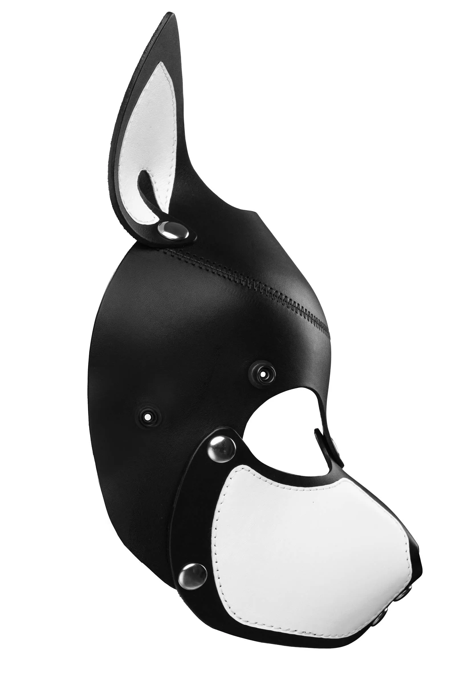 PUP "SCOUT" MASK - White & Stainless Steel