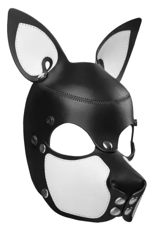 PUP "SCOUT" MASK - White & Stainless Steel