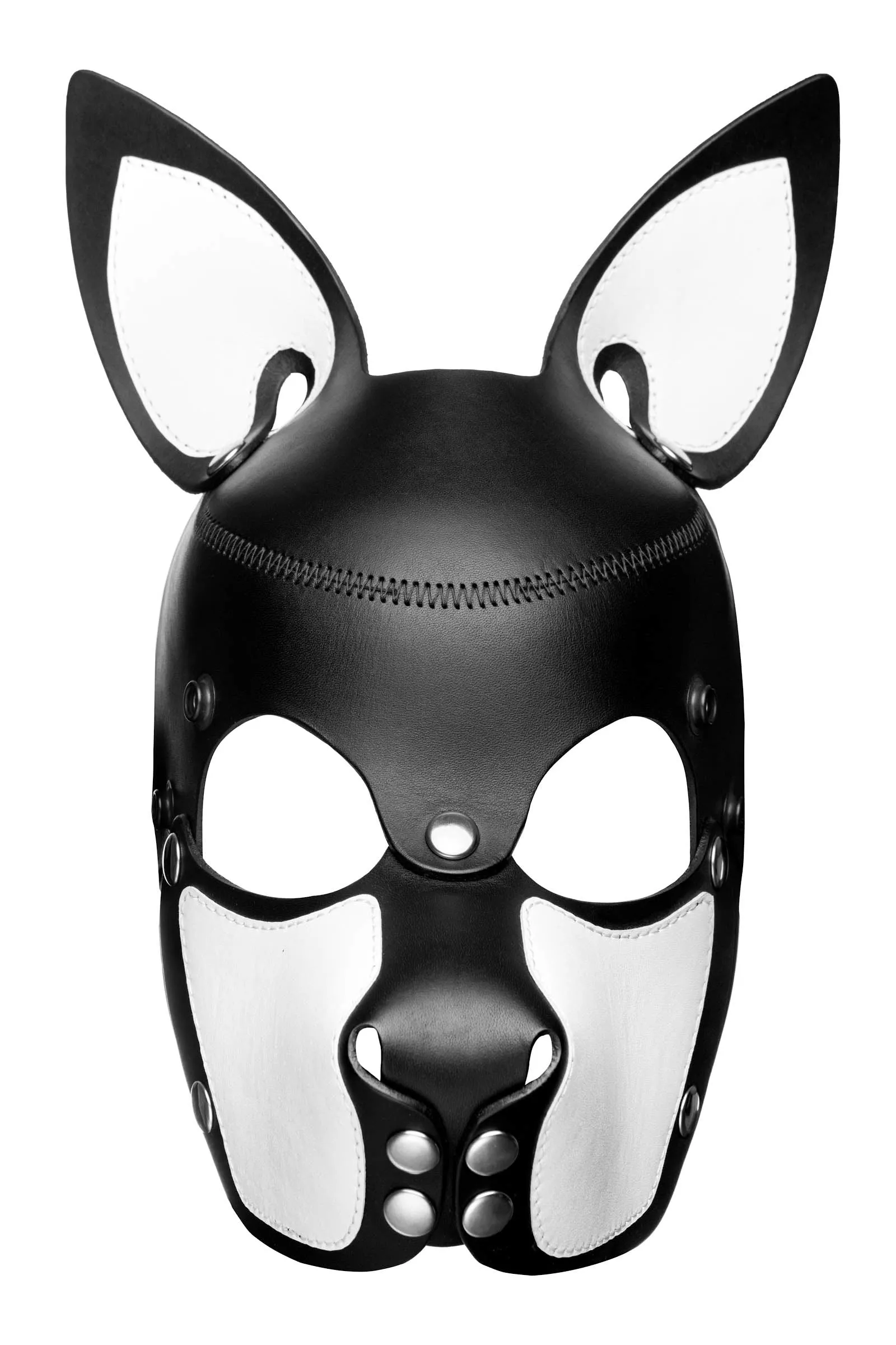 PUP "SCOUT" MASK - White & Stainless Steel