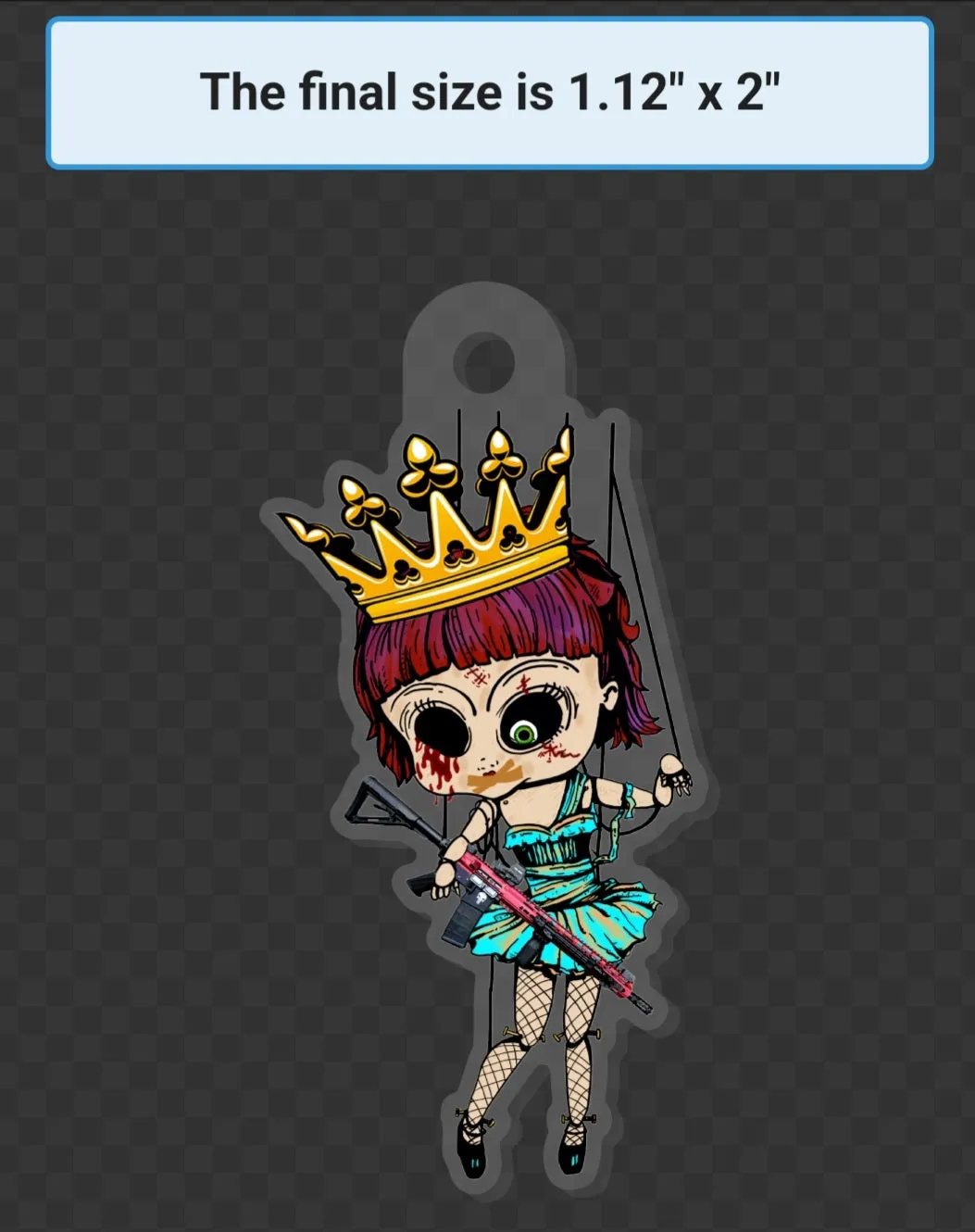 QueenBee Keychain