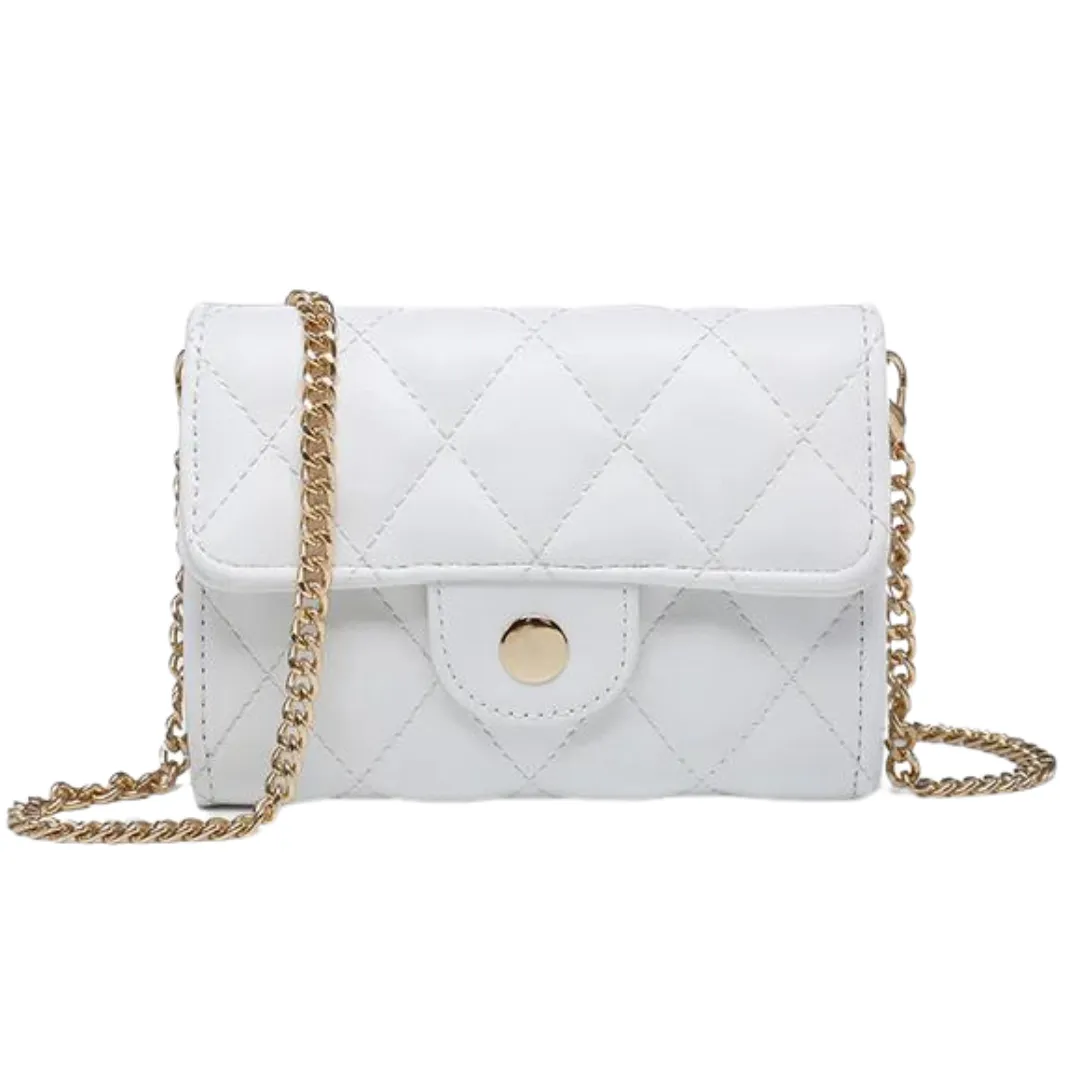 Quilted Mini Bag w/ Chain