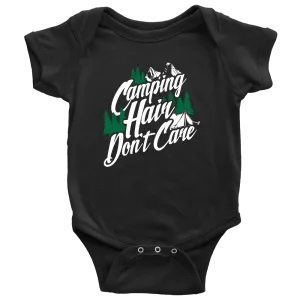 "Camping Hair Don't Care" Onesie