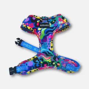"Eclectic Leopard" Adjustable Harness