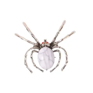 "Web of Glamour" Spider Brooch