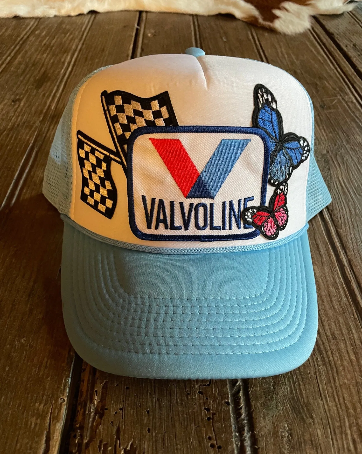 Race Cars & Butterflies Hat