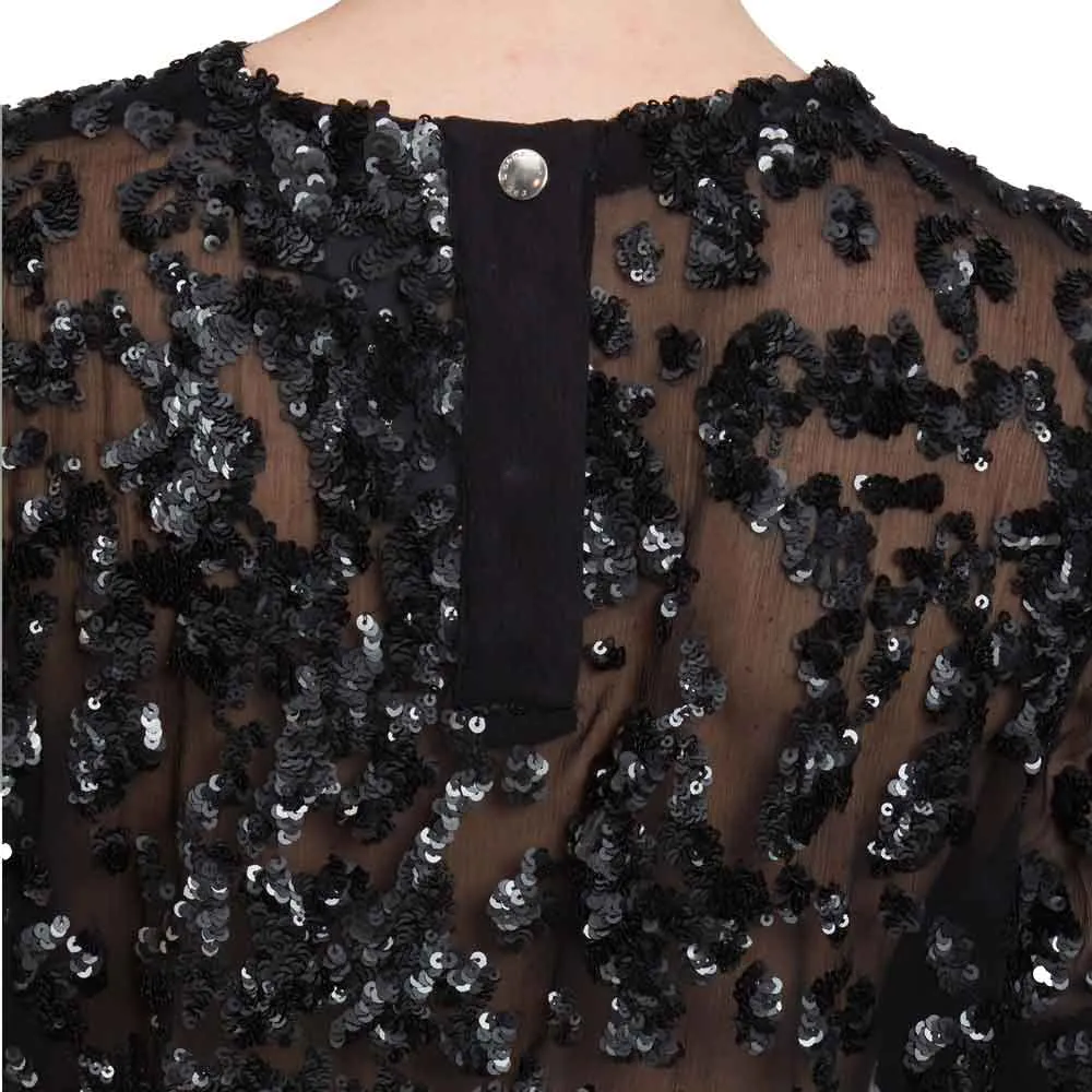 Rag & Bone Gia Cropped Sequin Top
