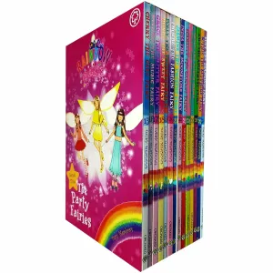 Rainbow magic series party and jewel fairies collection 14 books set by daisy meadows