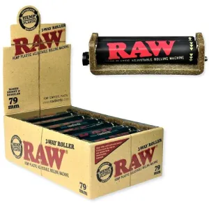 RAW Authentic 2-Way Adjustable Rolling Machine 79mm (12 Count Per Display)