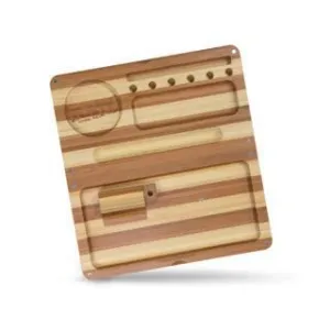 RAW Bamboo Backflip Rolling Tray With Magnet