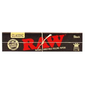 Raw Black King Size Slim Rolling Papers