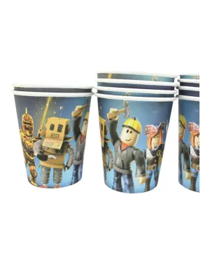 Roblox Patterned Party Tableware Set