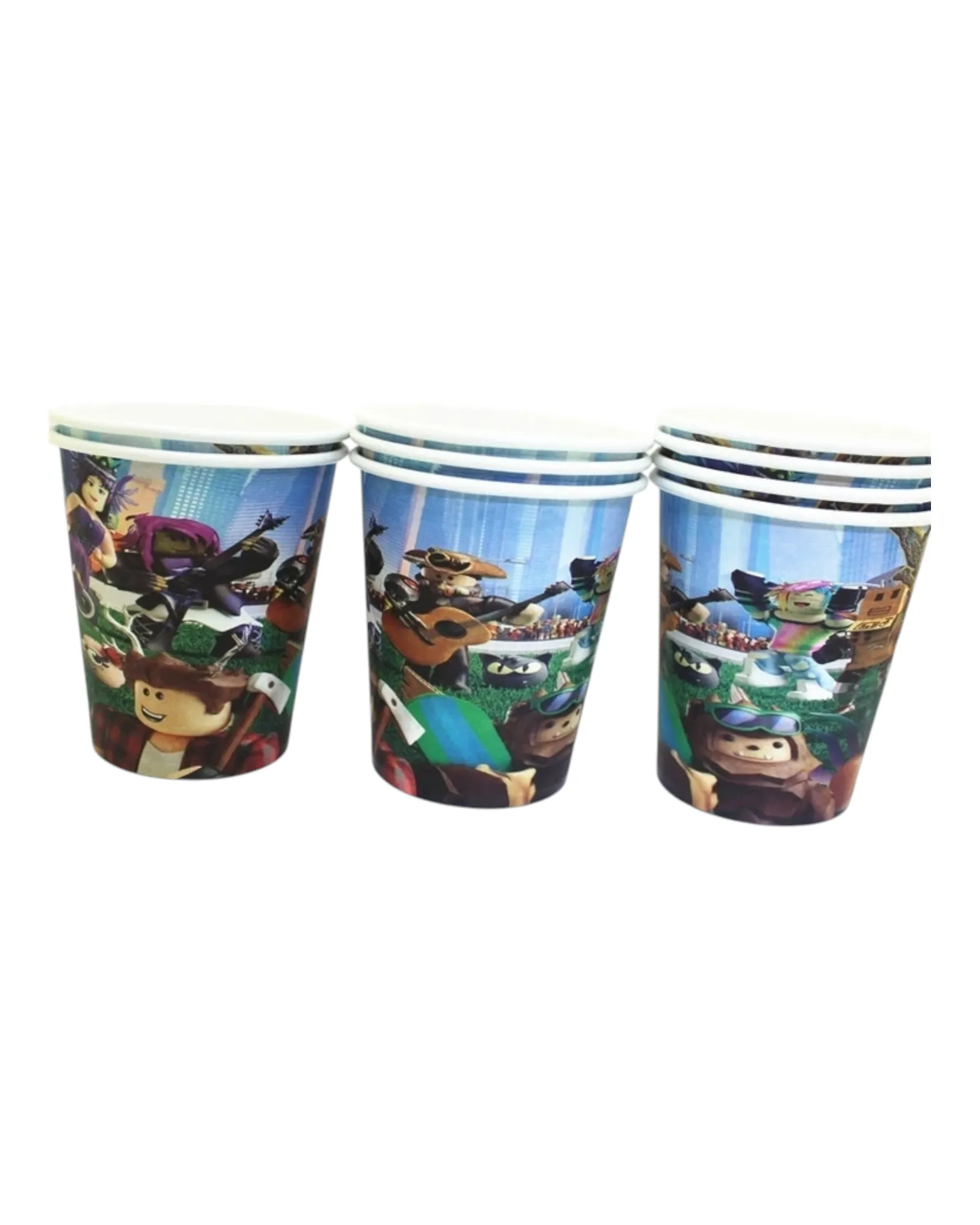 Roblox Patterned Party Tableware Set