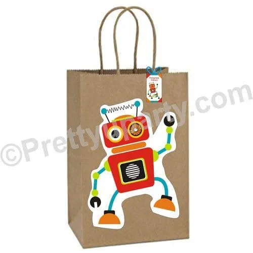 Robot Theme Gift Bags - Pack of 10