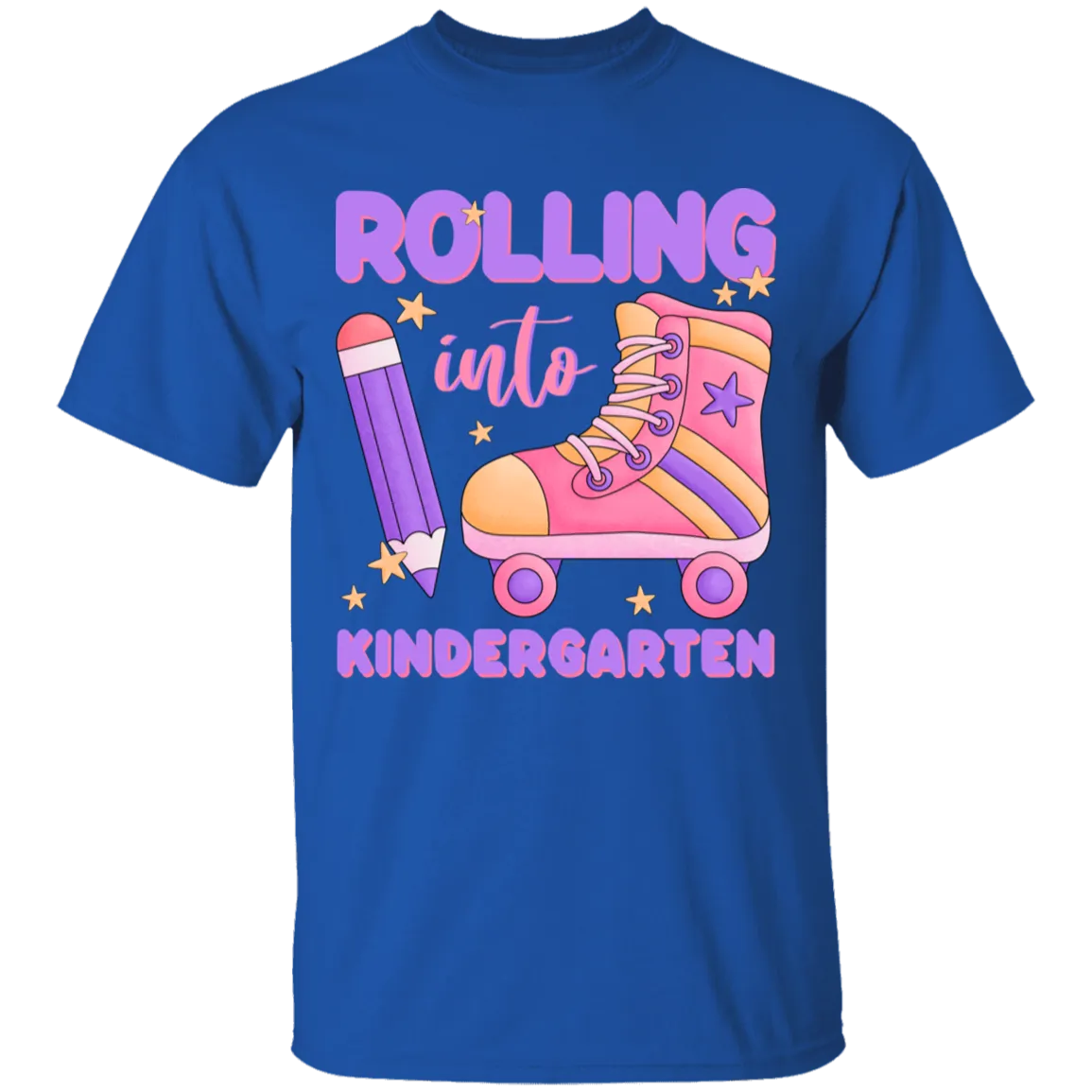 Rolling Into Kindergarten Youth Cotton T-Shirt