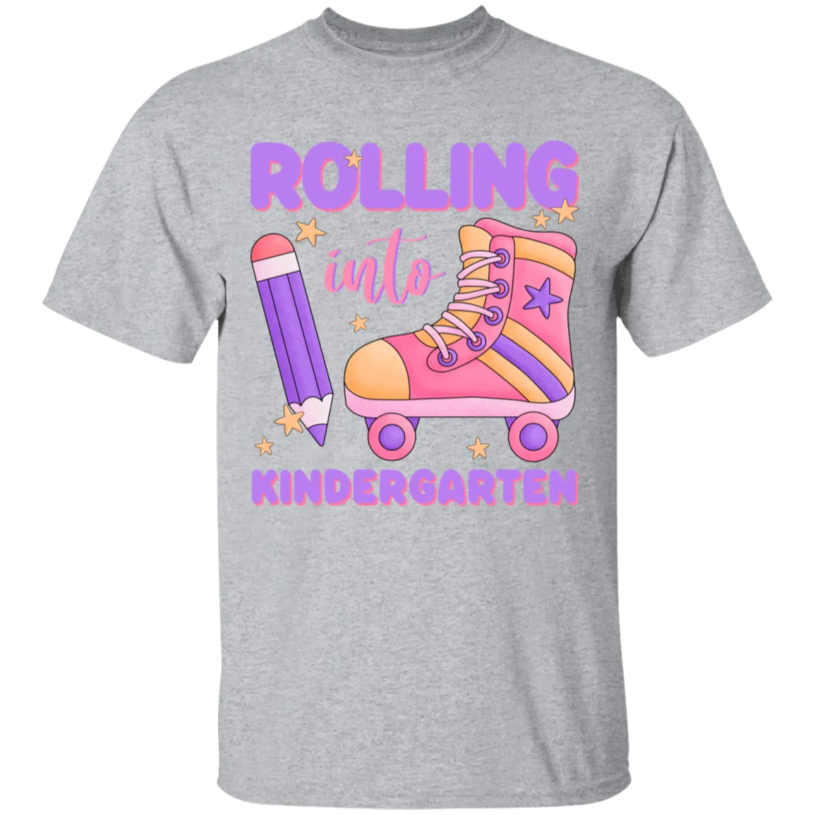 Rolling Into Kindergarten Youth Cotton T-Shirt