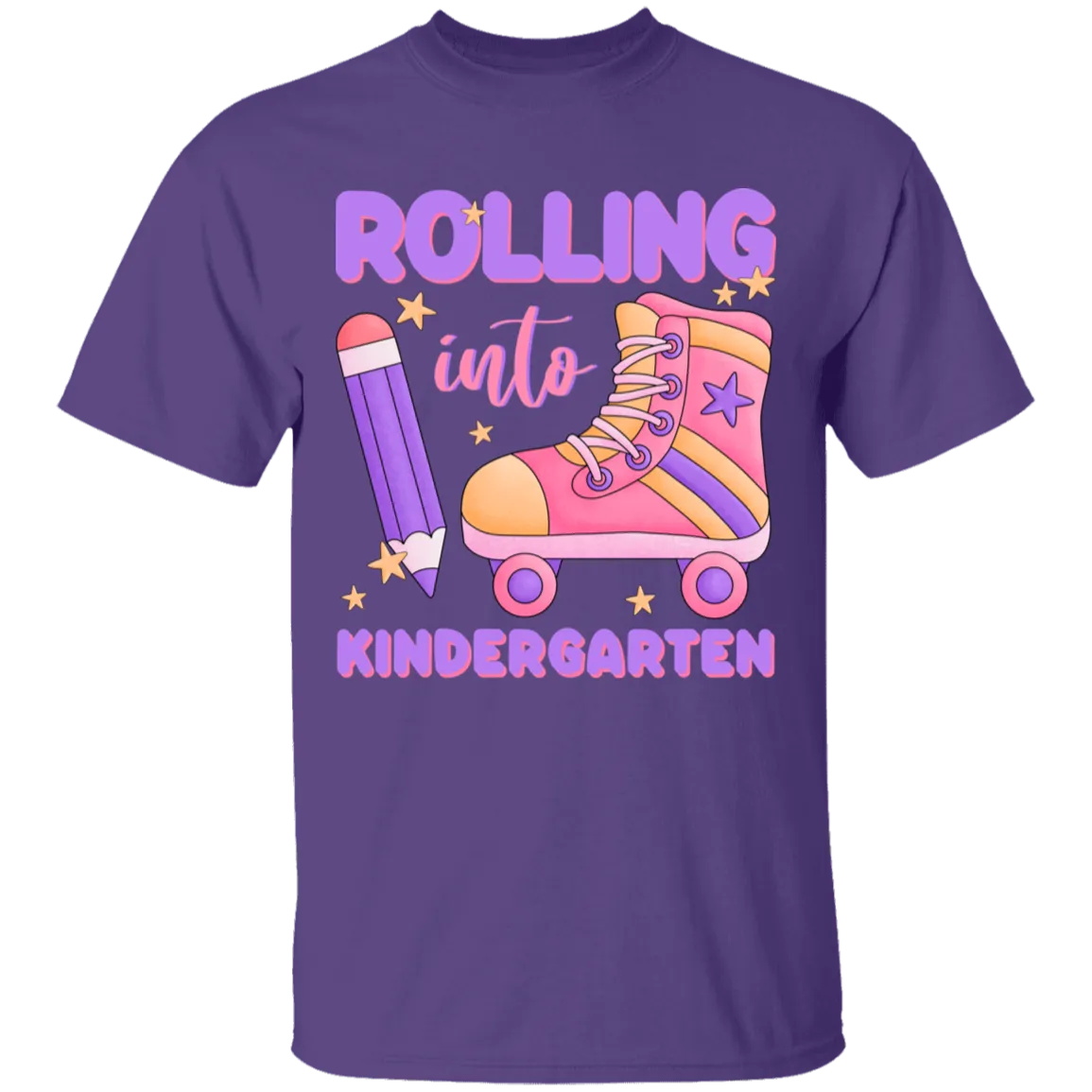 Rolling Into Kindergarten Youth Cotton T-Shirt