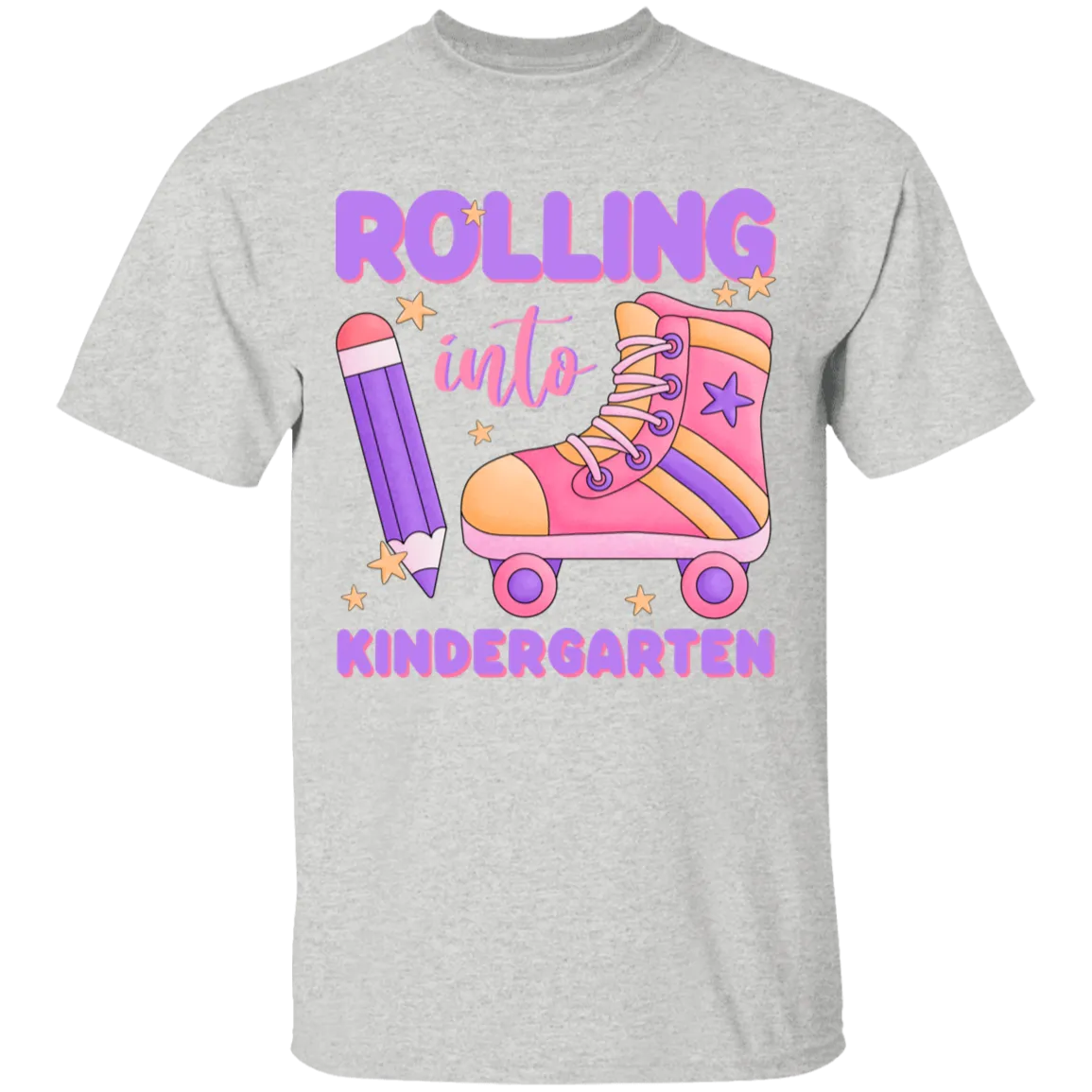Rolling Into Kindergarten Youth Cotton T-Shirt