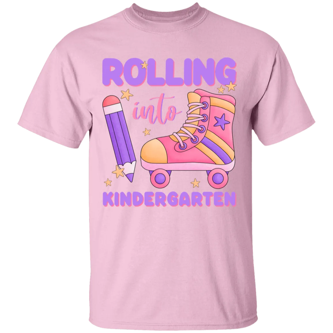 Rolling Into Kindergarten Youth Cotton T-Shirt