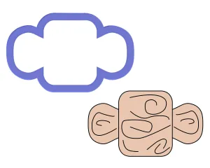 Rolling Pin Cookie Cutter