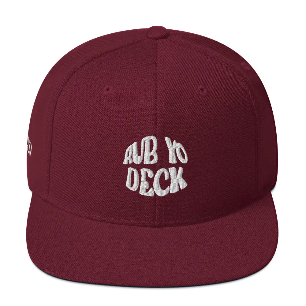 Rub Yo Deck Snapback Hat