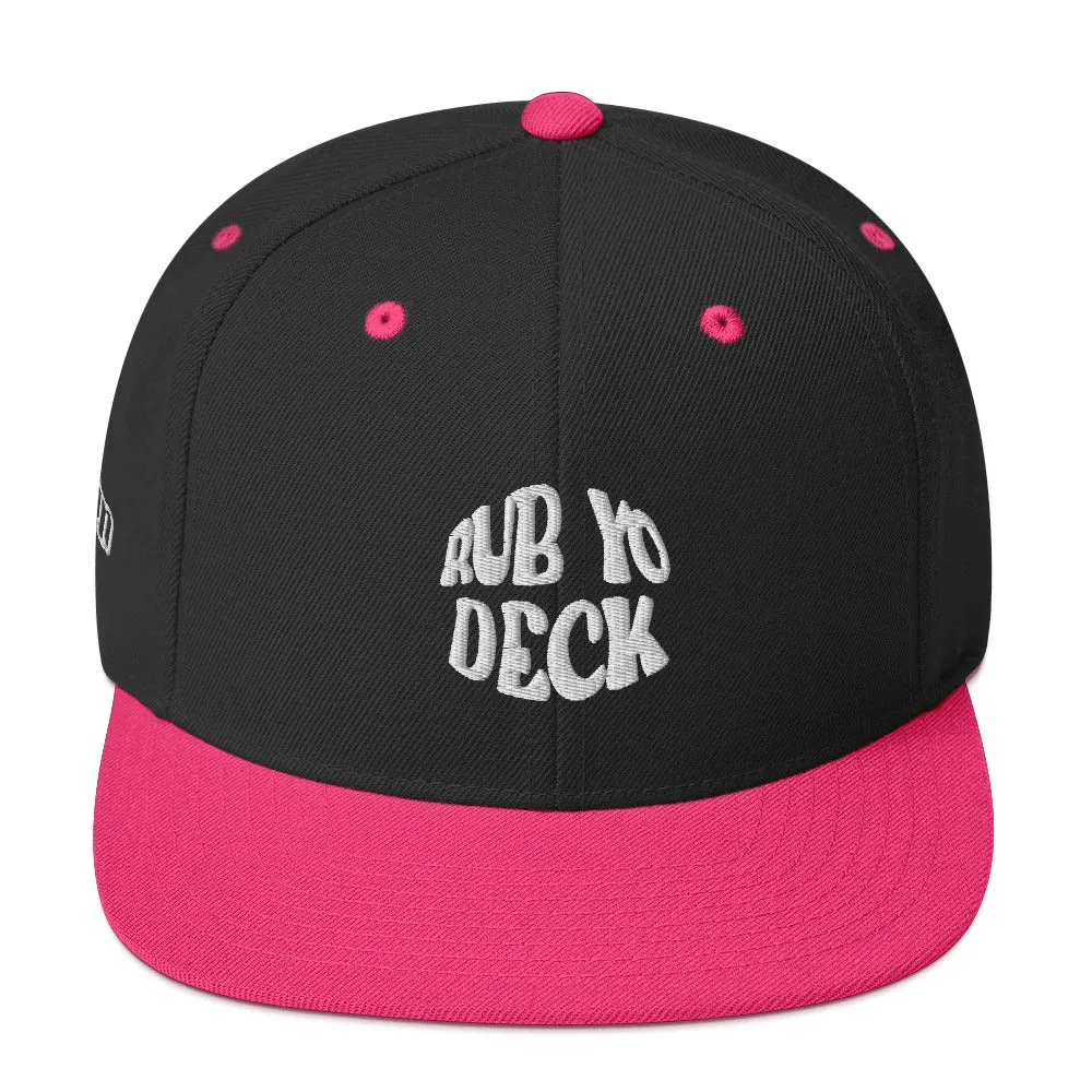 Rub Yo Deck Snapback Hat