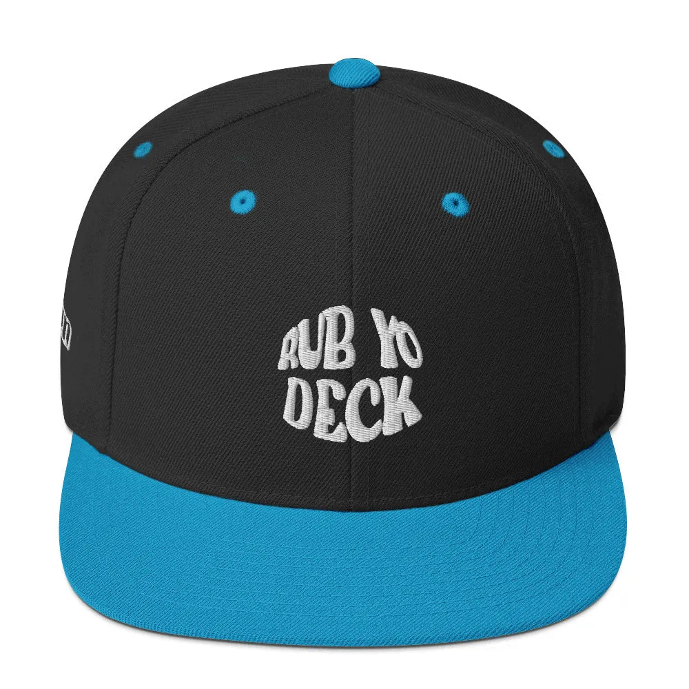 Rub Yo Deck Snapback Hat
