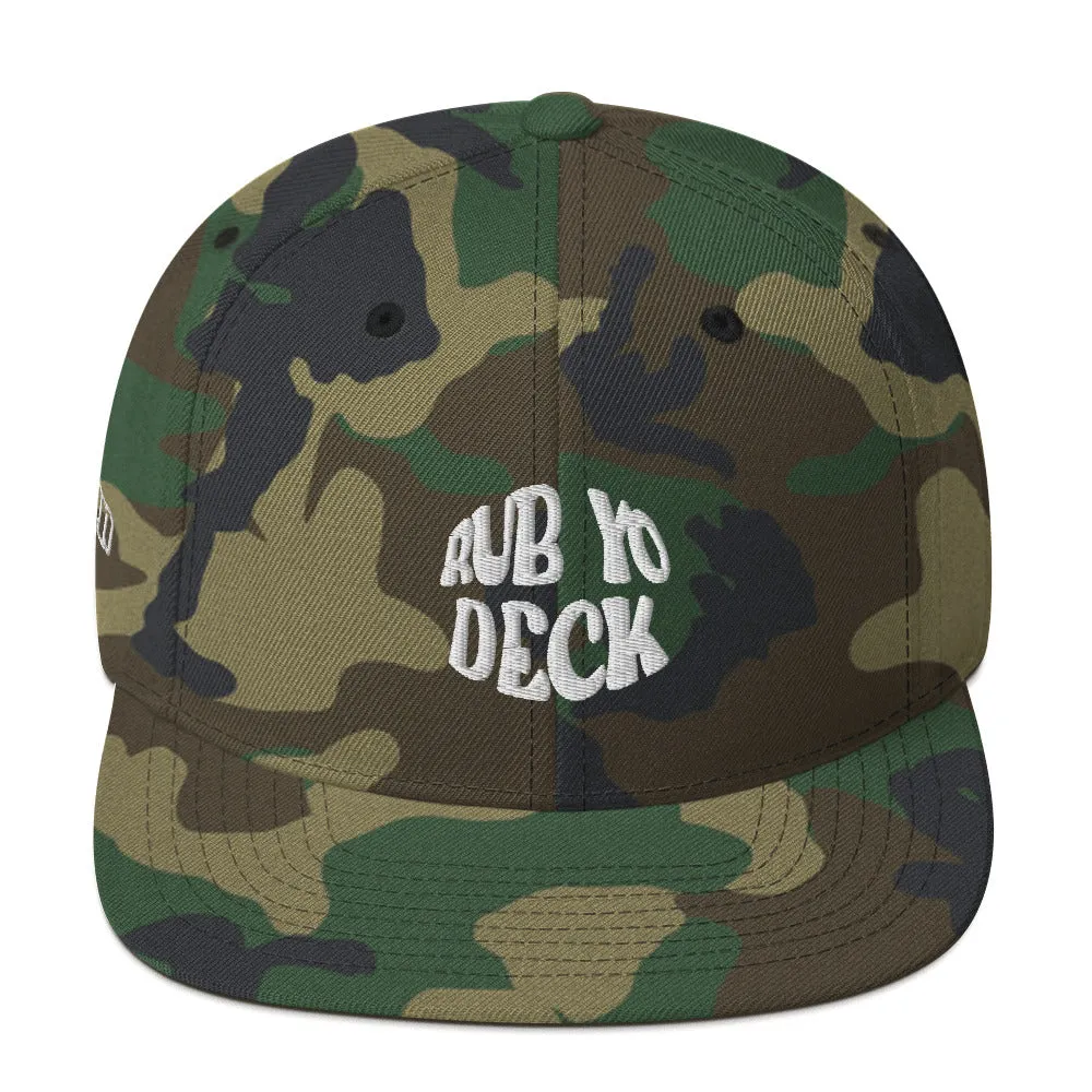 Rub Yo Deck Snapback Hat