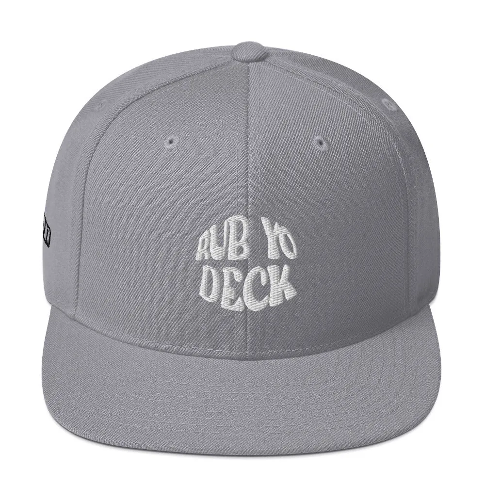 Rub Yo Deck Snapback Hat