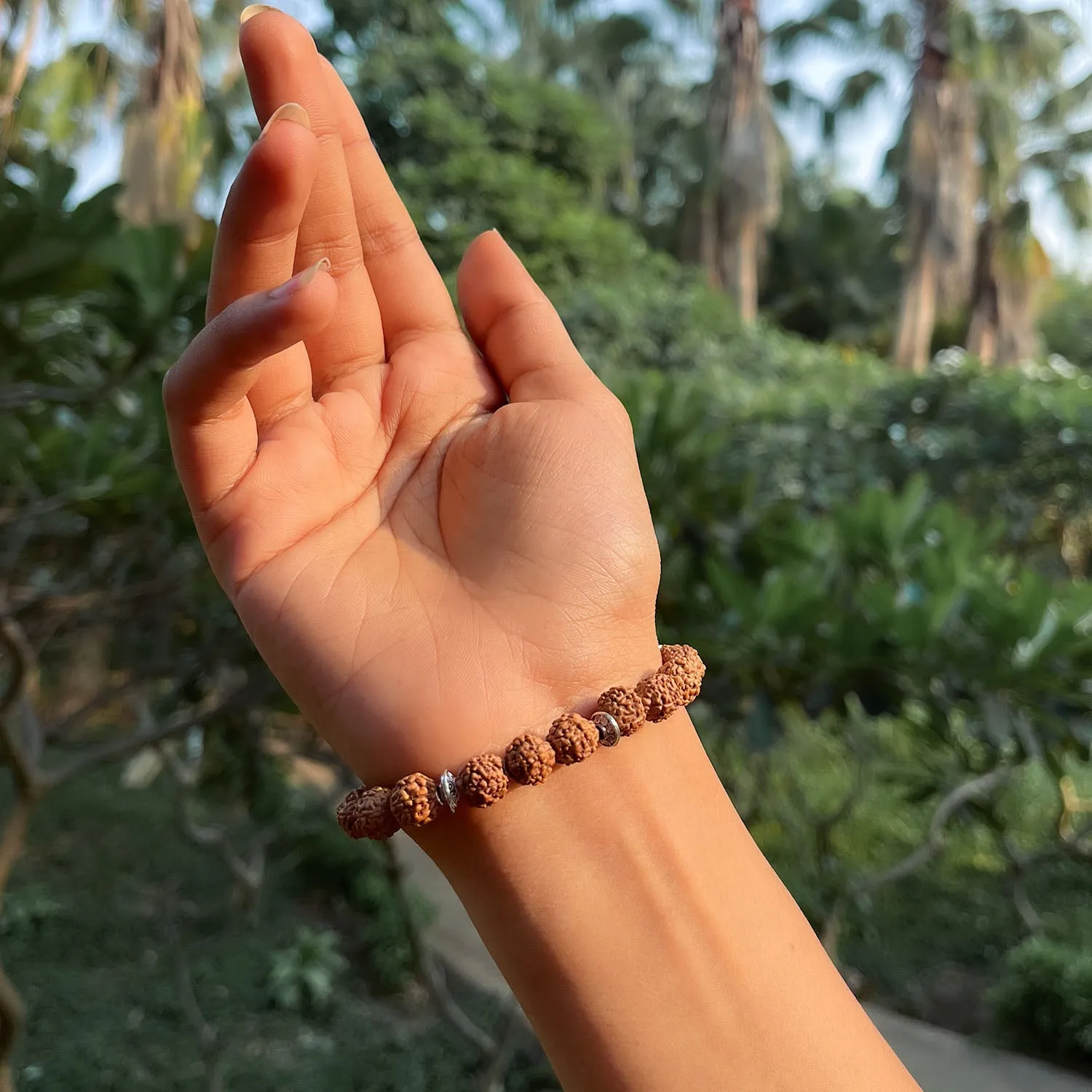 Rudraksh Natural Stone Bracelet