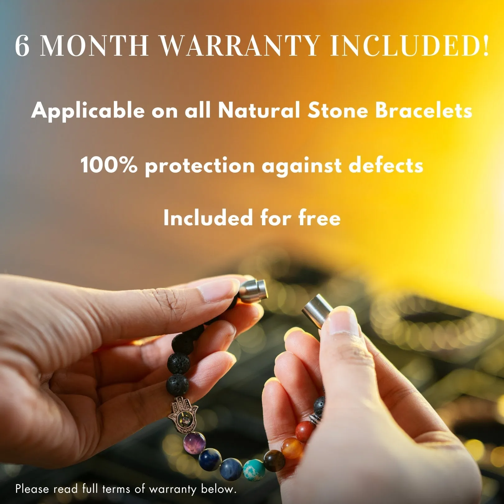 Rudraksh Natural Stone Bracelet