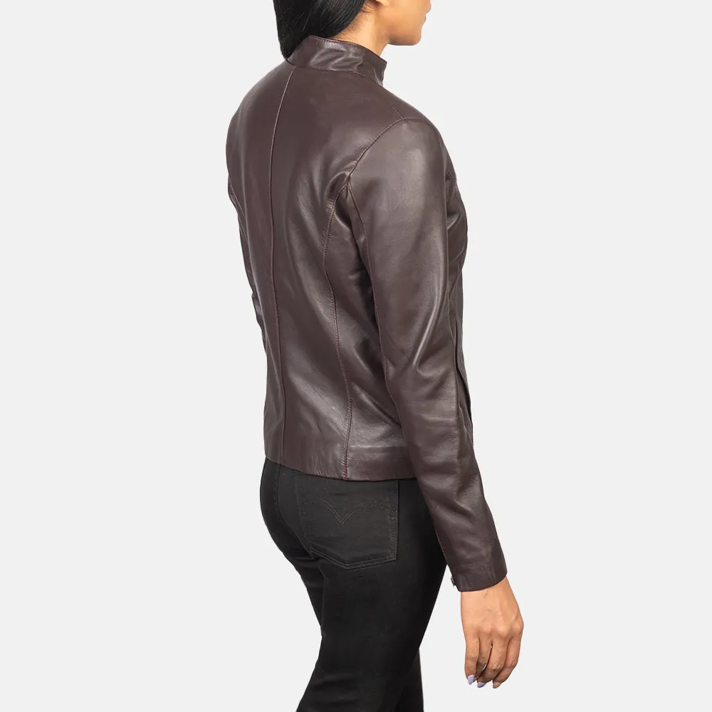 Rumalina Leather Biker Jacket