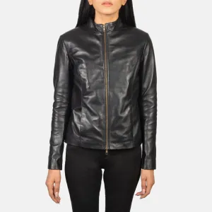 Rumalina Leather Biker Jacket