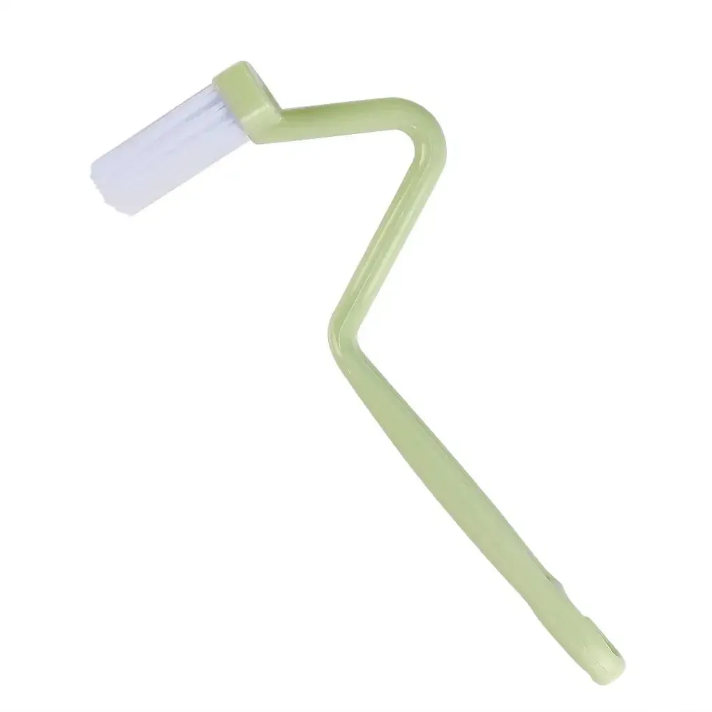 S-Shaped Toilet Brush with Curved Handle for Corner Cleaning