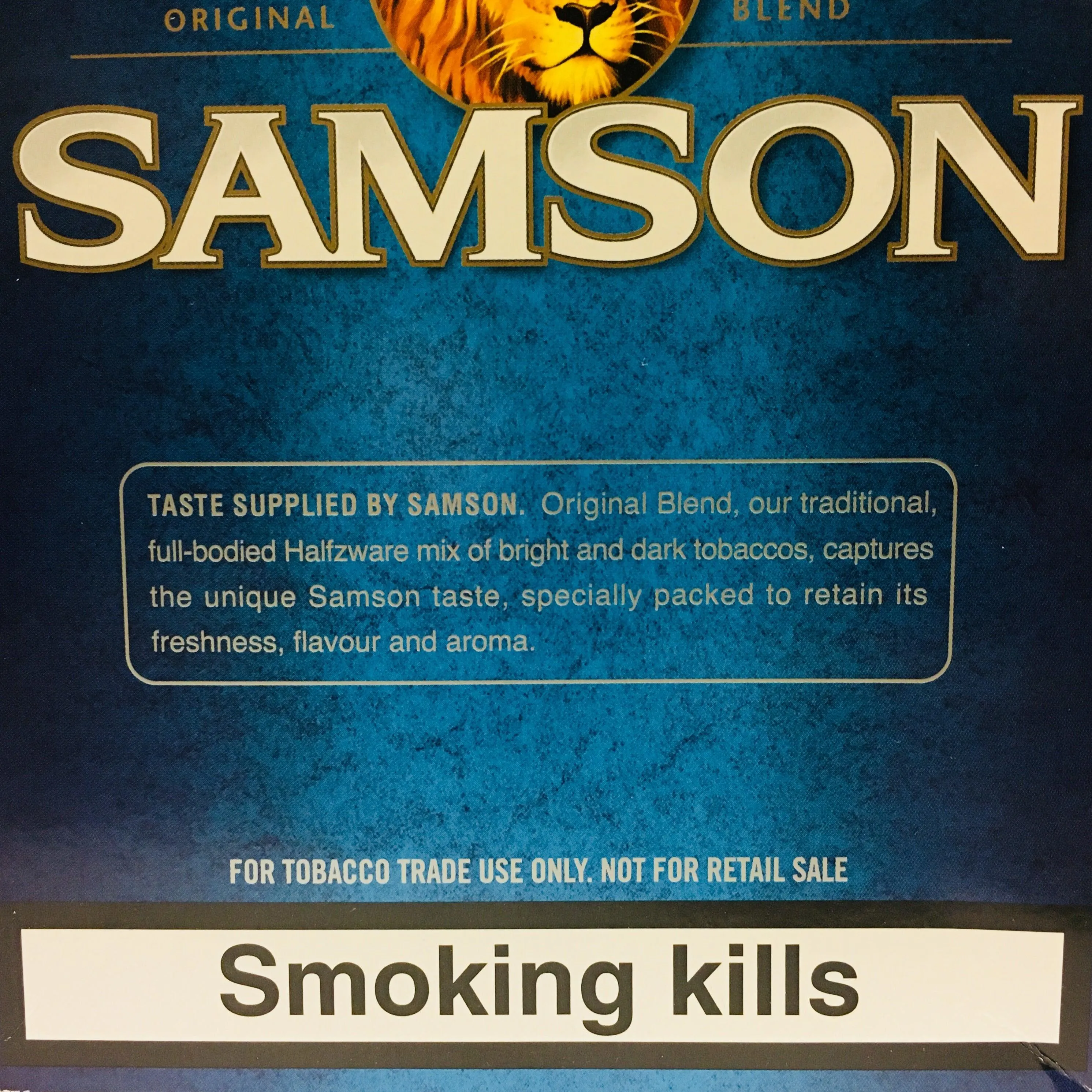 Samson Hand Rolling Tobacco 50gm Pouch
