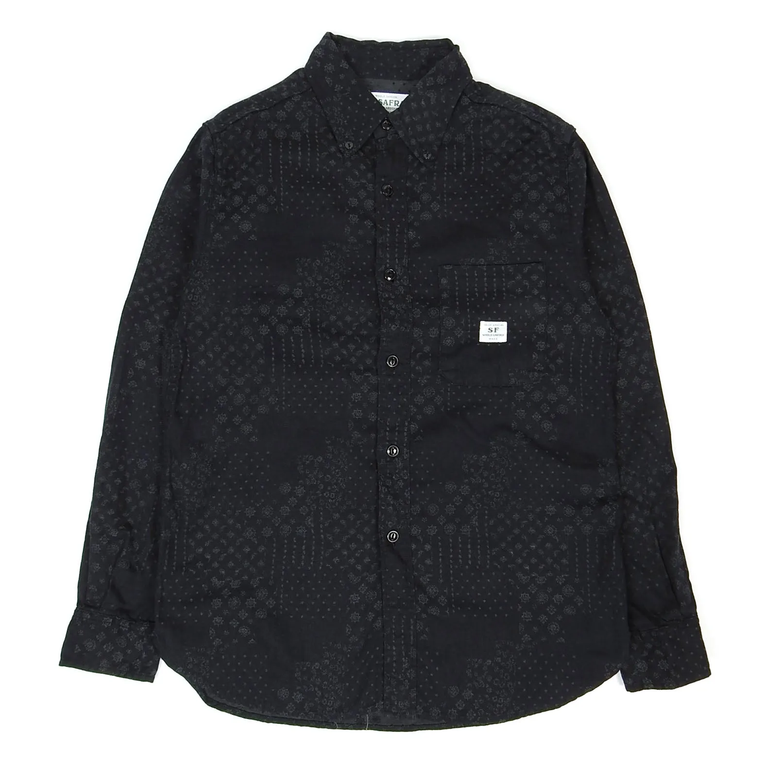 Sassafras Patterned Shirt Size Small