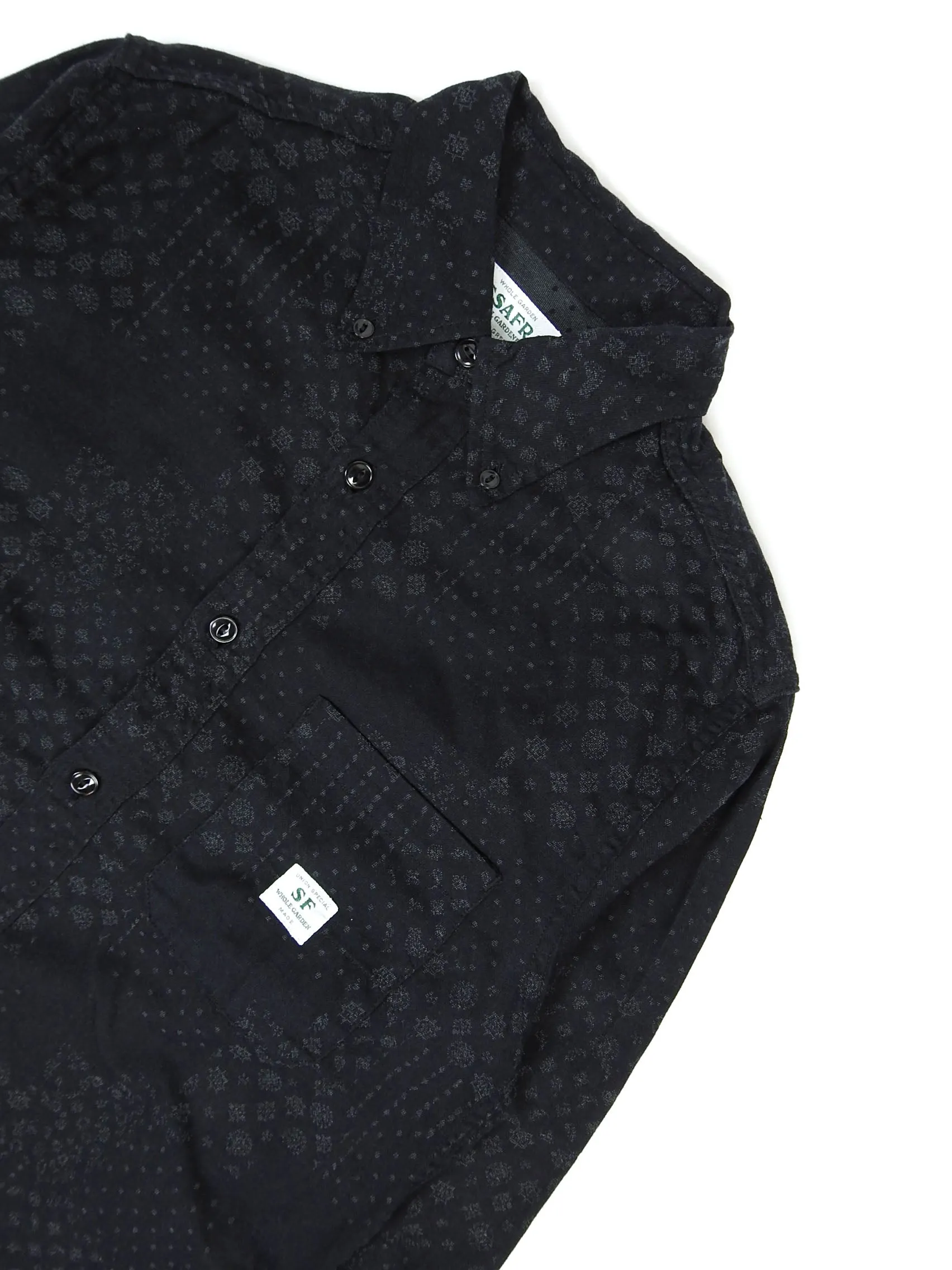 Sassafras Patterned Shirt Size Small