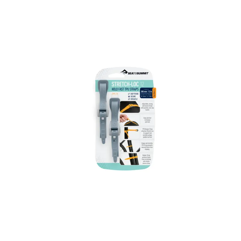 Sea To Summit Stretch-Loc 12 TPU Straps (300mm)