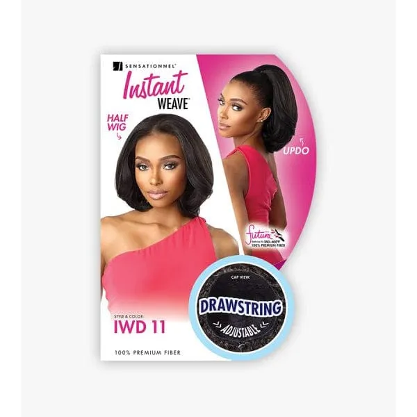 Sensationnel Synthetic Half Wig Instant Weave Drawstring Cap - IWD 11