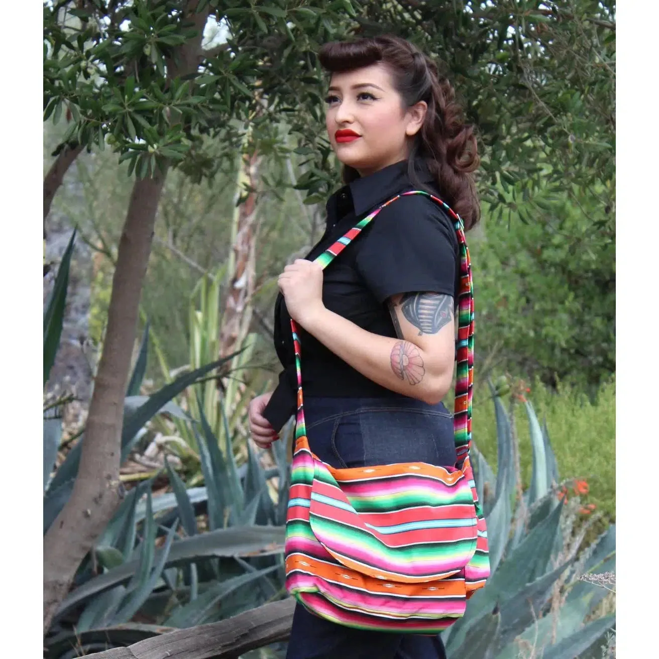 Serape Messenger Bag by Hemet