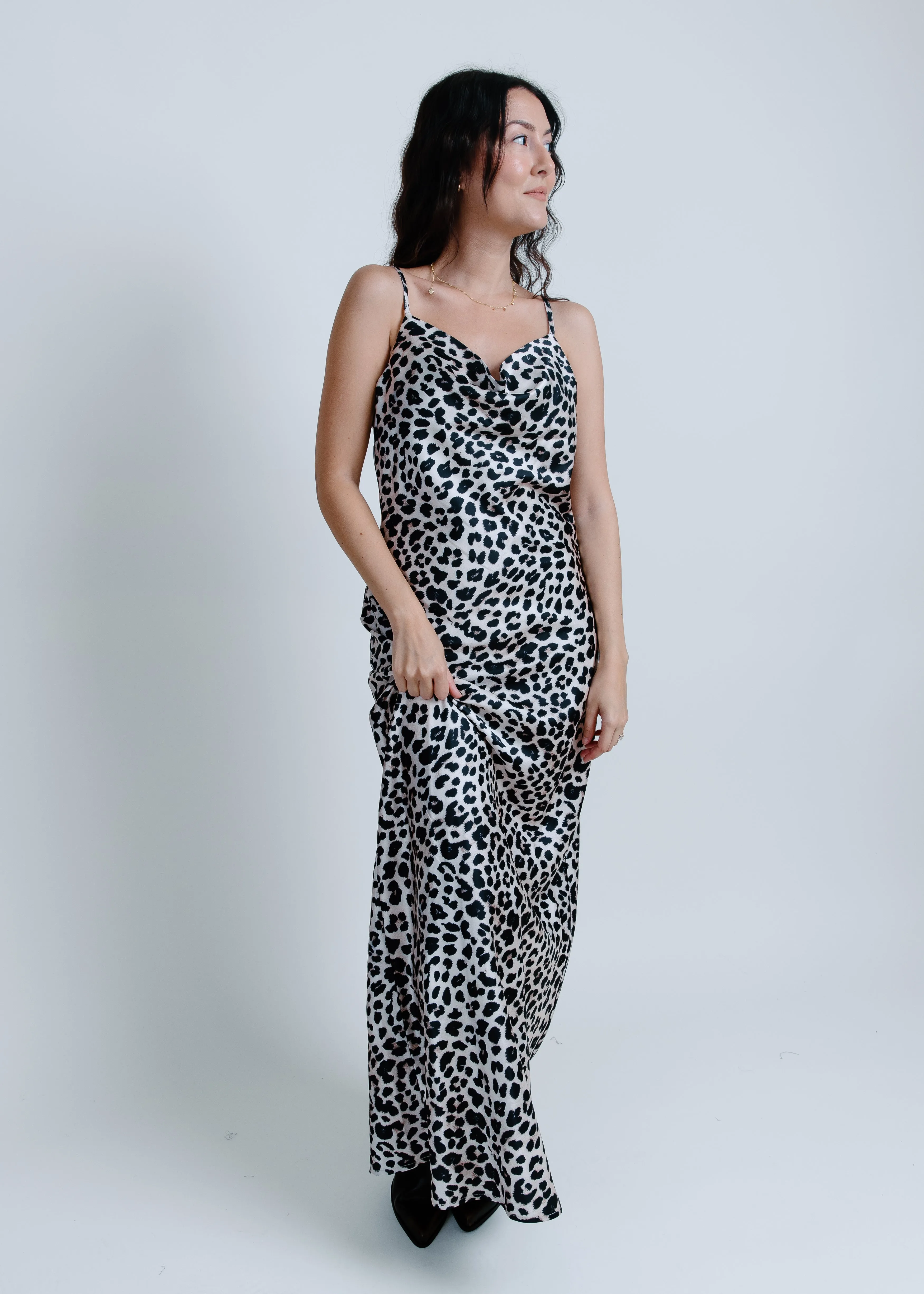 Shayla Leopard Midi Dress