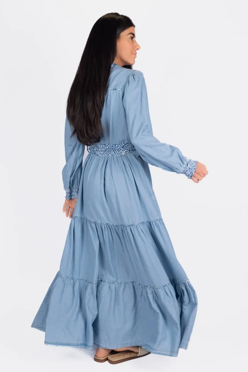 SHEVA DRESS (BLUE)