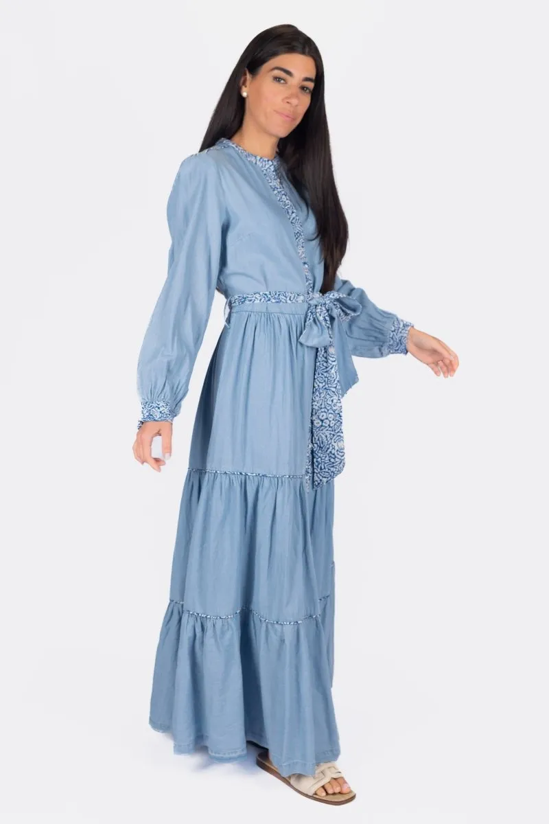 SHEVA DRESS (BLUE)