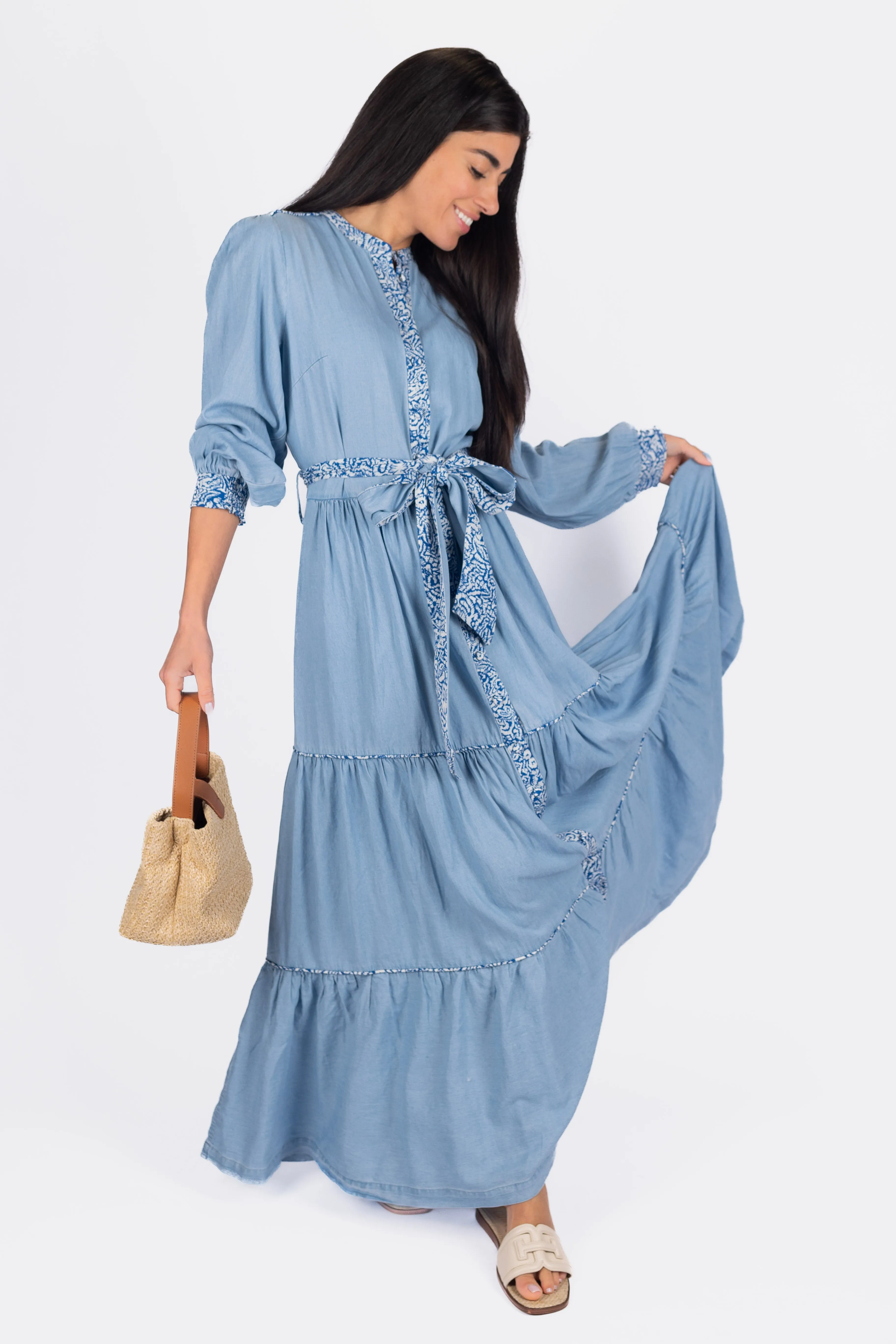 SHEVA DRESS (BLUE)