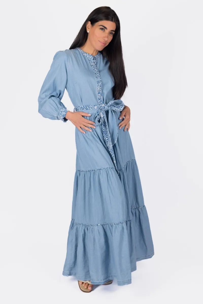 SHEVA DRESS (BLUE)