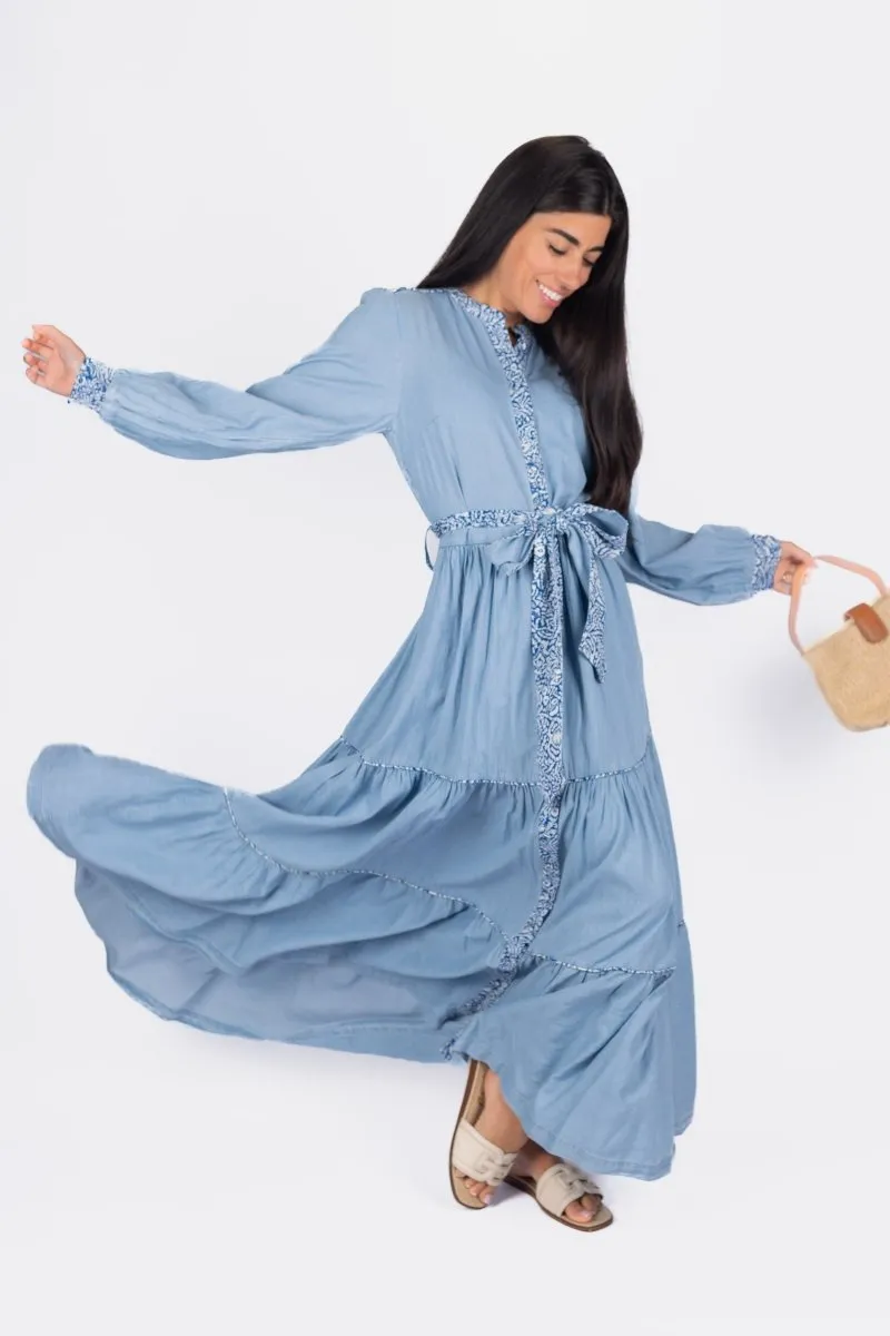 SHEVA DRESS (BLUE)